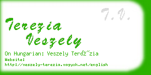 terezia veszely business card